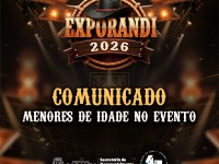Prefeitura de Sarandi orienta sobre permanência de menores de idade na Exporandi 2026